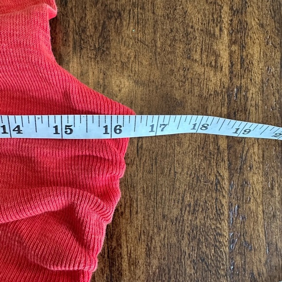 Free People | Boulevard Rouched Crop Tank in Guava Berry Red, NWT - Picture 9 of 11